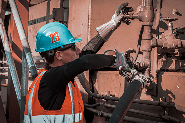 Corrective maintenance of ISO storage tanks