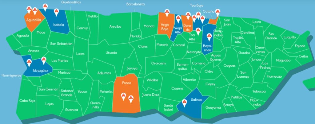 Estaciones de servicio American Gasoline en Puerto Rico
