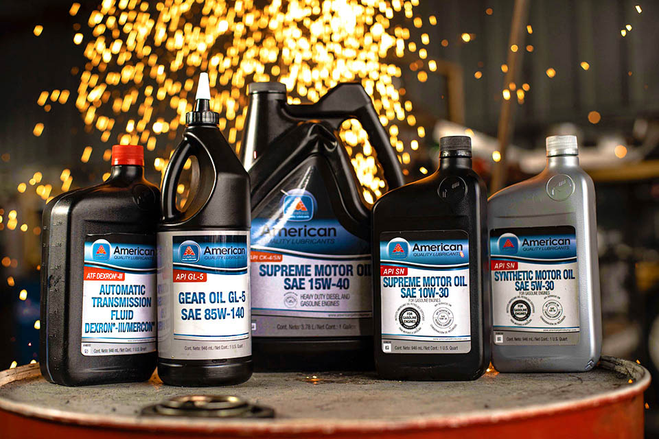 The best range of lubricants is American Quality Lubricants
